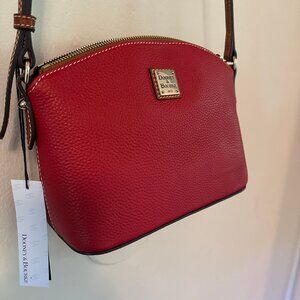 NWT Dooney & Bourke Pebble Grain Suki Crossbody - Red